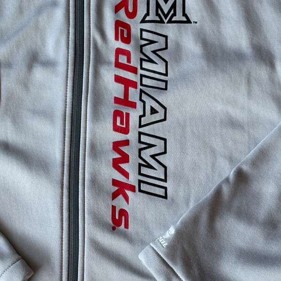 Miami RedHawks Full Zip Fleece Jacket - Unisex - Picture 3 of 11